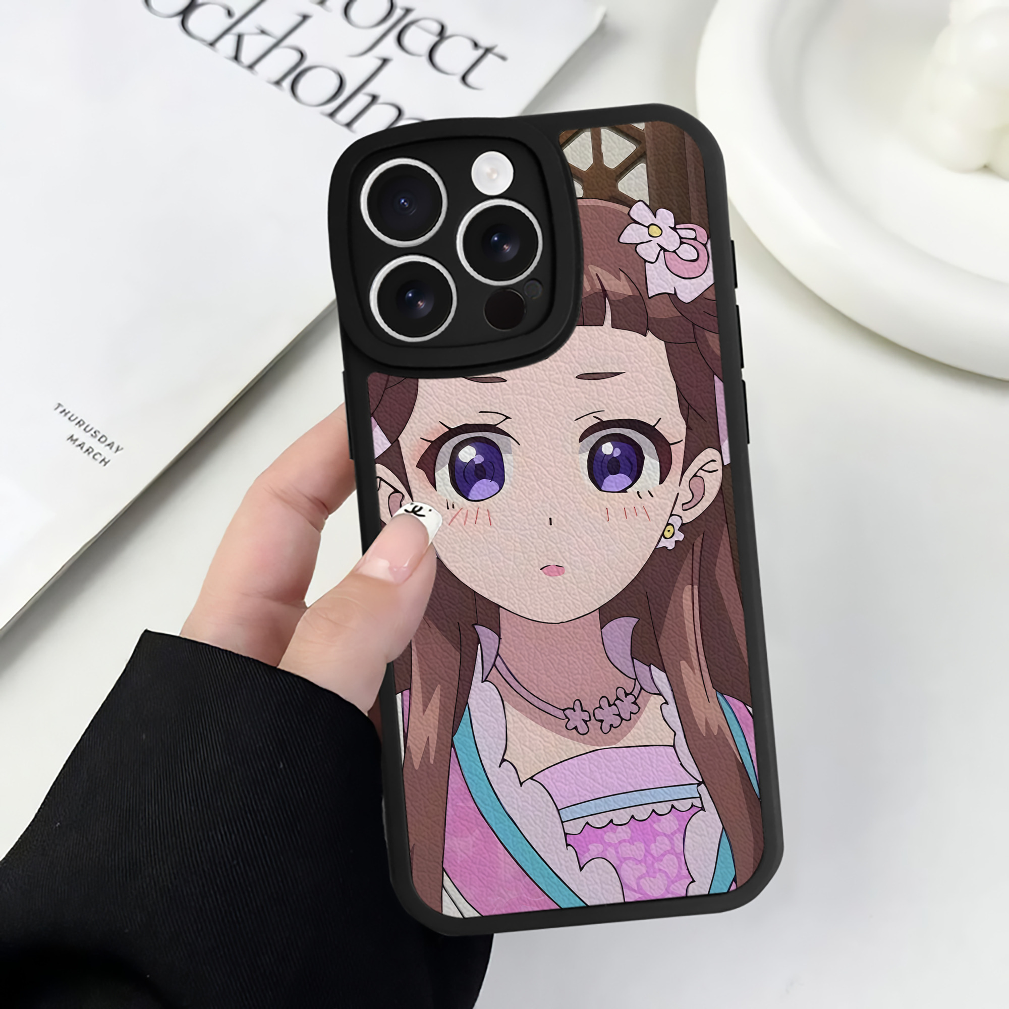 薬屋のひとりごと The Apothecary Diaries 【iPhone 16シリーズ対応】シリコンスマホケース（レザー調） 材質：シリコン